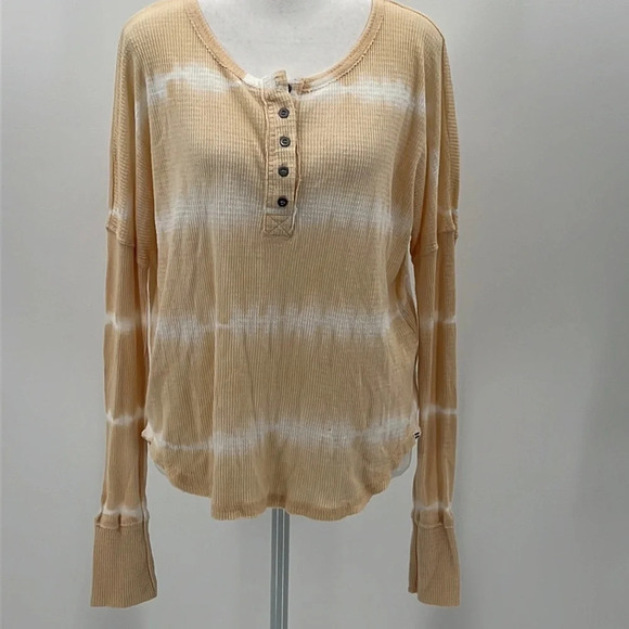 Billabong Any Day Thermal Long Sleeve T Shirt in Raffia - NWOT - Size Small - Picture 3 of 8